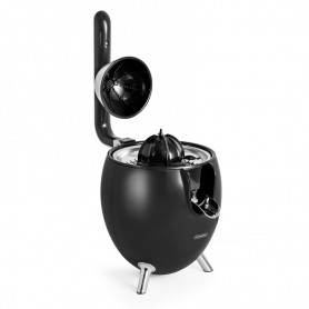 Presse agrumes double cônes avec filtre en acier PRESSPOD noir mat Kitchencook
