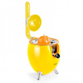 Presse agrumes double cônes avec filtre en acier PRESSPOD jaune Kitchencook
