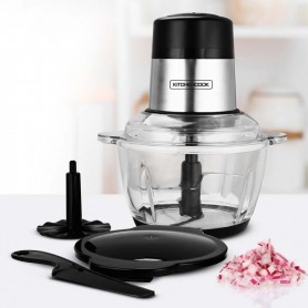 Hachoir électrique 2L avec lames en inox MIXPOD2000 inox Kitchencook