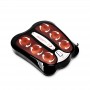 Masseur de pieds shiatsu infrarouge18 têtes MASS_FOOTBLACK Yoghi
