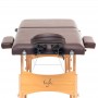 Table de massage pliante avec accessoires et housse TDM102 marron Yoghi