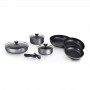 Batterie de Cuisine 10 Pcs aluminium anti adhésif TFI EDGE Durand Dupont