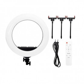 Selfie sur trépied professionnel avec 3 supports téléphone RL18 Wi light