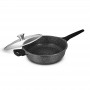 SAUTEUSE EN FONTE D'ALUMINIUM 24CM AVEC COUVERCLE GISORS ST24TFI DE DURAND DUPONT
