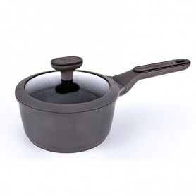 CASSEROLE 18 CM EN FONTE D'ALUMINIUM AVEC COUVERCLE SYCAMORE CAS18TFI DE KITCHENCOOK