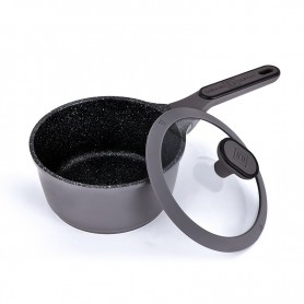 CASSEROLE 18 CM EN FONTE D'ALUMINIUM AVEC COUVERCLE SYCAMORE CAS18TFI DE KITCHENCOOK