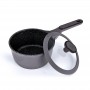CASSEROLE 18 CM EN FONTE D'ALUMINIUM AVEC COUVERCLE SYCAMORE CAS18TFI DE KITCHENCOOK